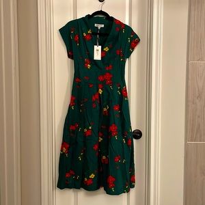 Emily and Fin MIDI length floral dress with pockets